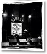 Stubb's Stage Metal Print