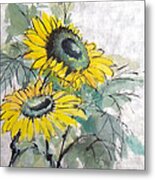Sunflowers 1 Metal Print