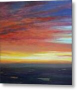 Sunrise From Above Metal Print