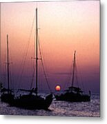 Sunset Off Simonton Street 14e Metal Print