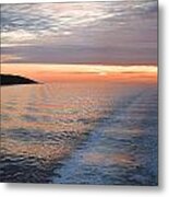 Sunset On The Sound Of Mull Metal Print