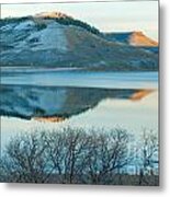 Sunset Reflection Metal Print