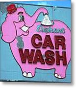 Tacoma Elephant Car Wash Metal Print