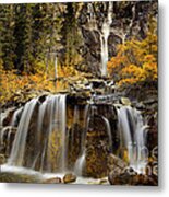 Tangle Falls, Jasper National Park Metal Print