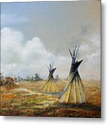 Teepee Metal Print