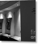 Telephones On Wall Metal Print