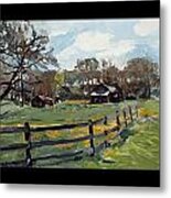 Tennesee Back Road Metal Print