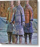 Terracotta Warriors 3 Metal Print