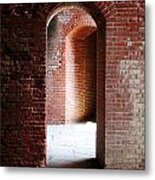 The Arches Of Fort Delaware Metal Print