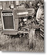 The Black And White Ford Metal Print