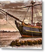 The Bow Of The Hms Bounty Metal Print