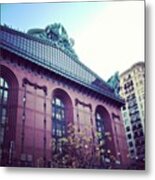 The Chicago Downtown Public Library Metal Print
