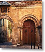 The Claustra Gate In Segovia Metal Print