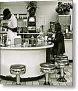 The Diner Metal Print