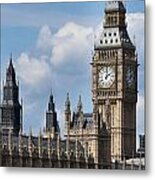 The Houses Of Parliament Metal Print