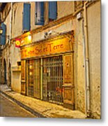 The Spice Merchant St Remy De Provence Metal Print