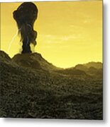 The Surface Of An Infernal Planet Metal Print
