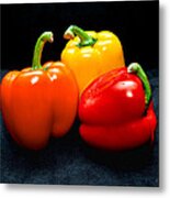 The Three Peppers Metal Print