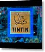 The Tintin Shop Metal Print