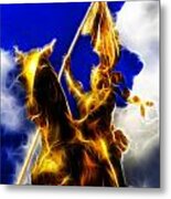 The Warriors Return - The Maid Of Orleans - Joan Of Arc - Jeanne Darc Metal Print