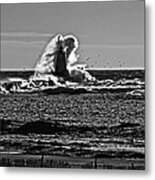 The Wave Metal Print