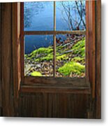 Through My Window Metal Print