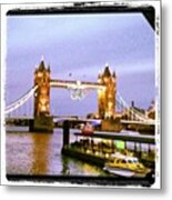 Tower Bridge Olympic Sunset Metal Print