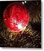 #tree #red #green #christmas #holiday Metal Print