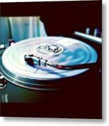 Turntable Swag - #dj #iphoneography Metal Print