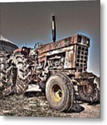 Uncle Carly's Tractor Metal Print