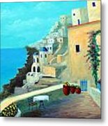 Up High On The Mediterranean Metal Print