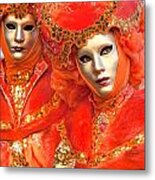 Venice Masks Metal Print