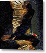 Vulture In Van Gogh.s Dream Returns . 40d8879 Metal Print