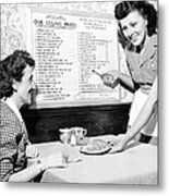 Waitress, 1944 Metal Print