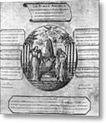 Washington: Death, 1799 Metal Print