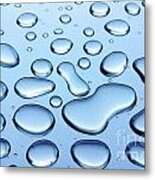 Water Drops Metal Print