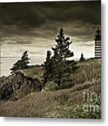 West Quoddy Head Lighthouse Metal Print