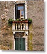 Window Art Venice Metal Print