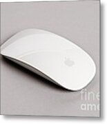 Wireless Computer Mouse Metal Print