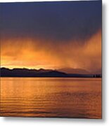 Yellowstone Lake Sunrise Ii Metal Print
