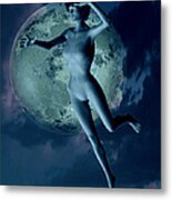 Yin Harvest Moon Ii Metal Print