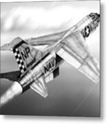 F-8e Crusader Drawing Metal Print