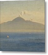 View Of Mount Vesuvius Metal Print