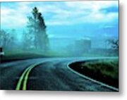 02-2016
-
-
-
Foggy Morning In The Metal Print
