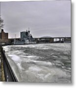 02 Winter Waters Still Warm Metal Print