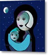 042 - Moon Mother Child  ... Metal Print