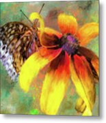 In The Garden Metal Print