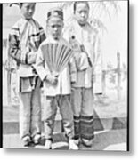 1904 World's Fair Chinese Children Metal Print