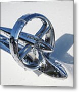 1953 Buick Hood Ornament Metal Print