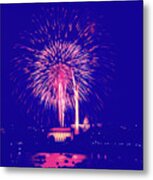 4th Of July Fireworks Over Washington D.c. #1 Metal Print